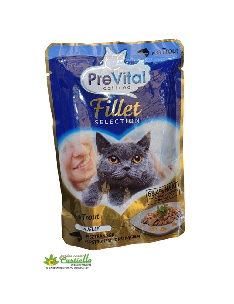Prevital cat food con trota in gelatina GR 85 Prevital cat food con trota in gelatina GR 85