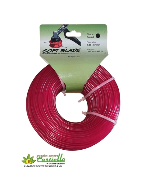 filo tagliaerba 3.00mm 100mt