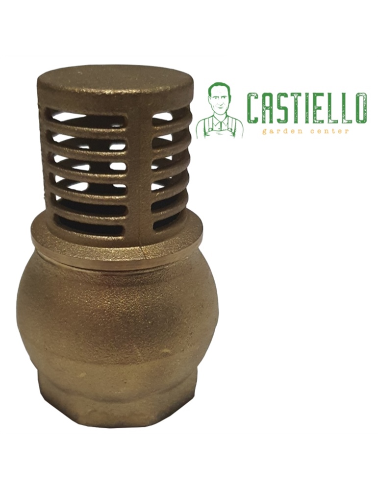 Valvola di fondo ottone 1"