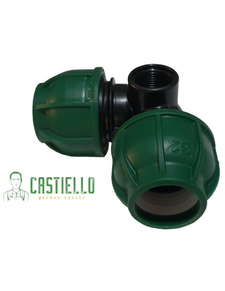 Giunto a  90 compr. 32x3/4 fx32