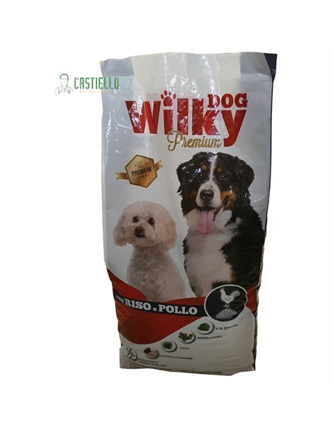Wilky Dog pollo e riso kg15 premium