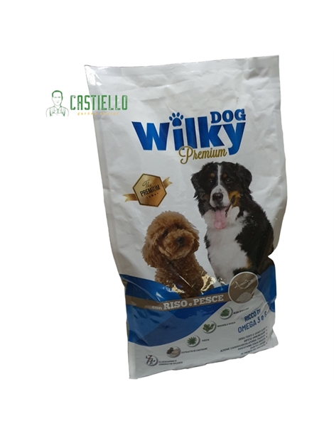 Wilky Dog croccantini pesce e riso kg3 premium
