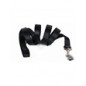 Guinzaglio in nylon per cani nero 15mmx120cm
