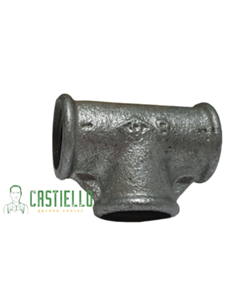 Tee raccordo zincato