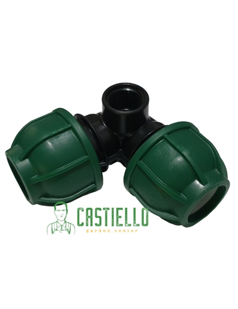 Giunto a 90 25x12x25 claber