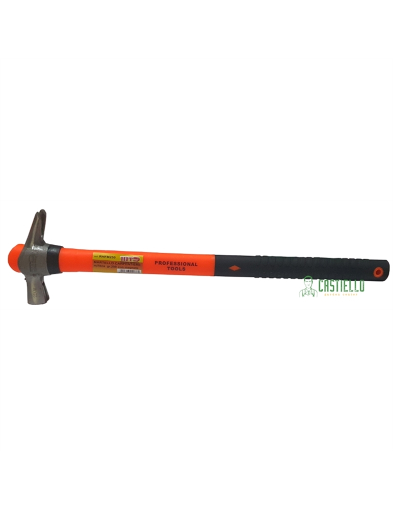Martello carpentiere calamita 250gr manico fibra