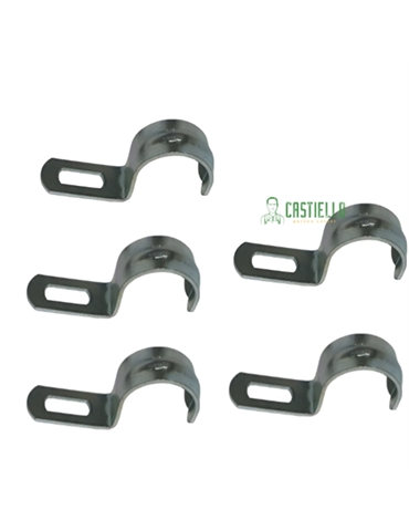 Gaffetta diam. 20 per tubi fischer  pz.5
