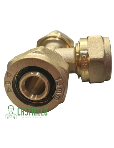 Raccordo multistratto tee 16x16x16 2