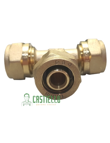Raccordo multistratto tee 16x16x16