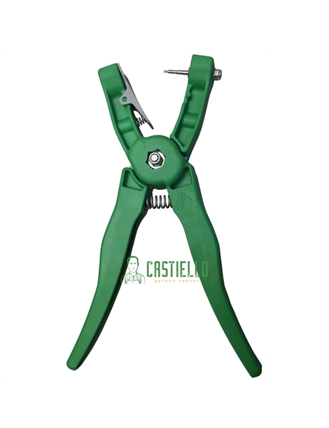 Pinza in plastica per marca