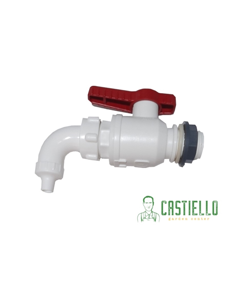 Rubinetto per mastello 1 con portagomma