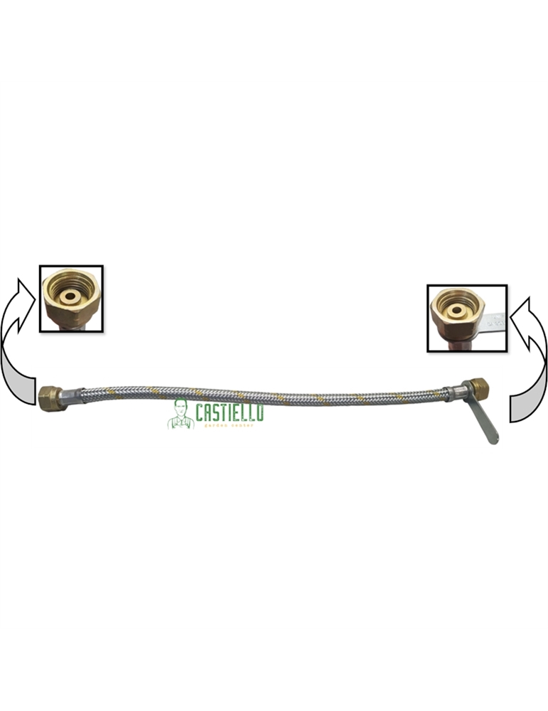 Flessibile per gas 1/2" ff cm 50