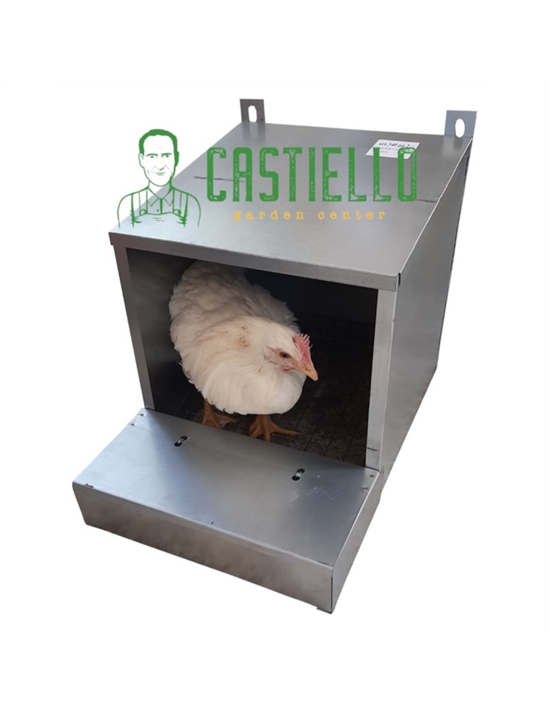 Acquista online Nido in lamiera 1 foro per galline ovaiole - Gabbie Avicoli  Conigli Donato Rocila – ScifoStore