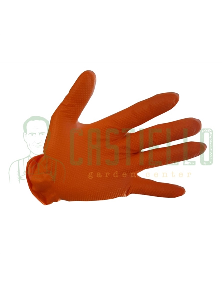 Guanti in nitrile grip spessorato monouso tg. L saratoga