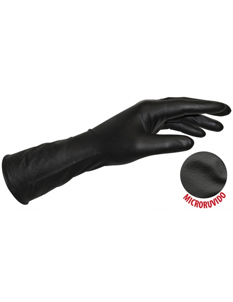 Guanti in nitrile spessorato monouso tg. XL saratoga