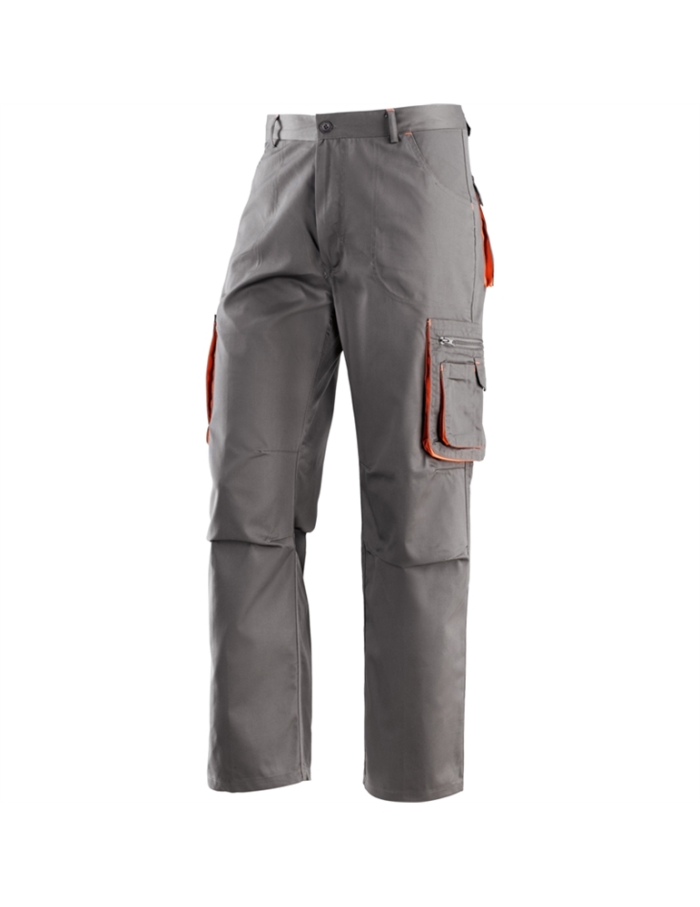 Pantalone terital willis tg.XL grigio/arancio