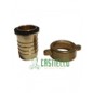 Raccordo portagomma in ottone d.25 dritto per pompe rover