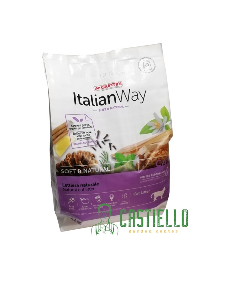 Lettiera soft e natural italian way 2,5kg