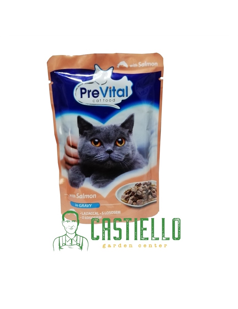 Prevital cat food with Salmone in gravy GR 100 Prevital cat food with Salmone in gravy GR 100