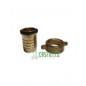 Raccordo portagomma in ottone d.20 dritto