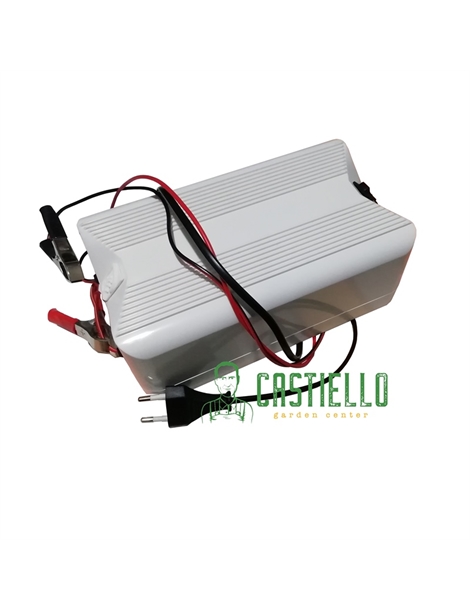 batteria 25 v 6a bianco con logo