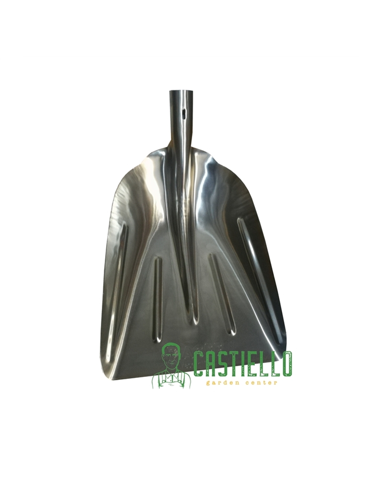 Badile da neve alluminio 42x32cm s/manico