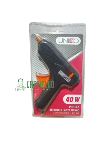 pistola termocollante unk40 cod.5107544 cod.a barre. 9504342479841 trasparente CON LOGO - Copia