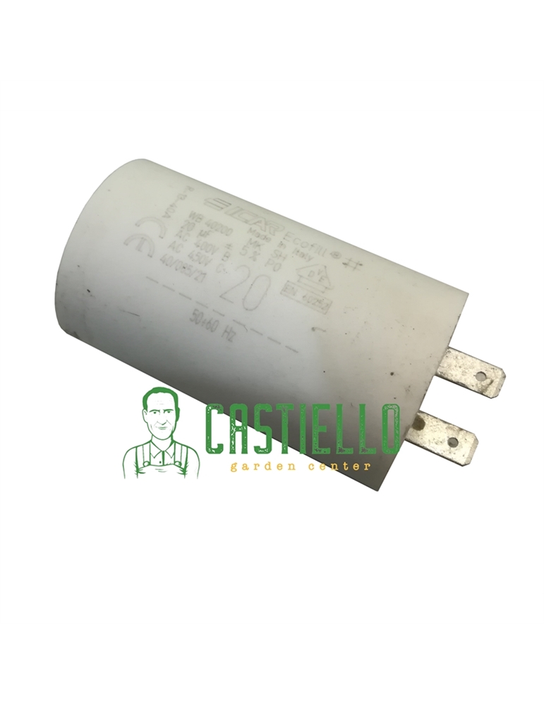 Condensatore 20p.f. per elettropompe rover