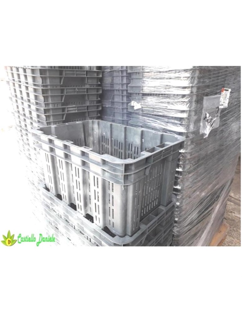 Cassetta impilabile aperta cm.56x35xh31 lt 60