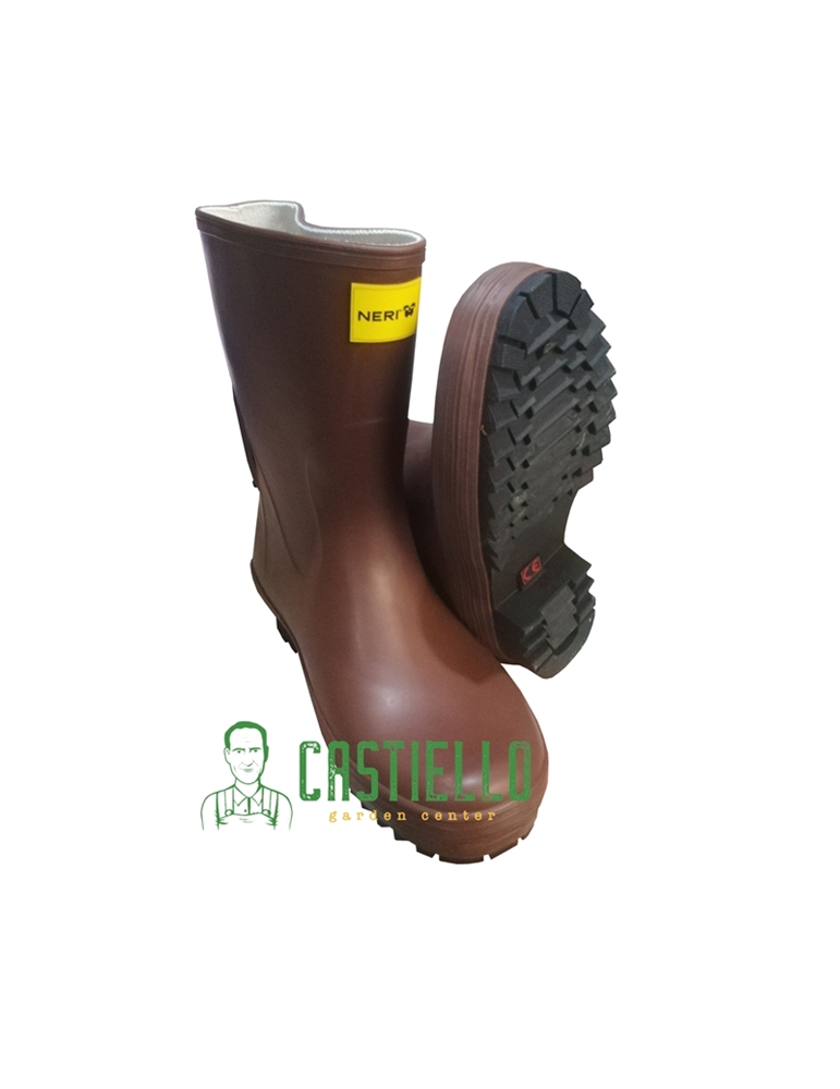 Stivali n.40 tronchetto sekon gomma marrone