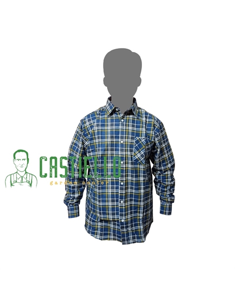 camicia con testa e logo