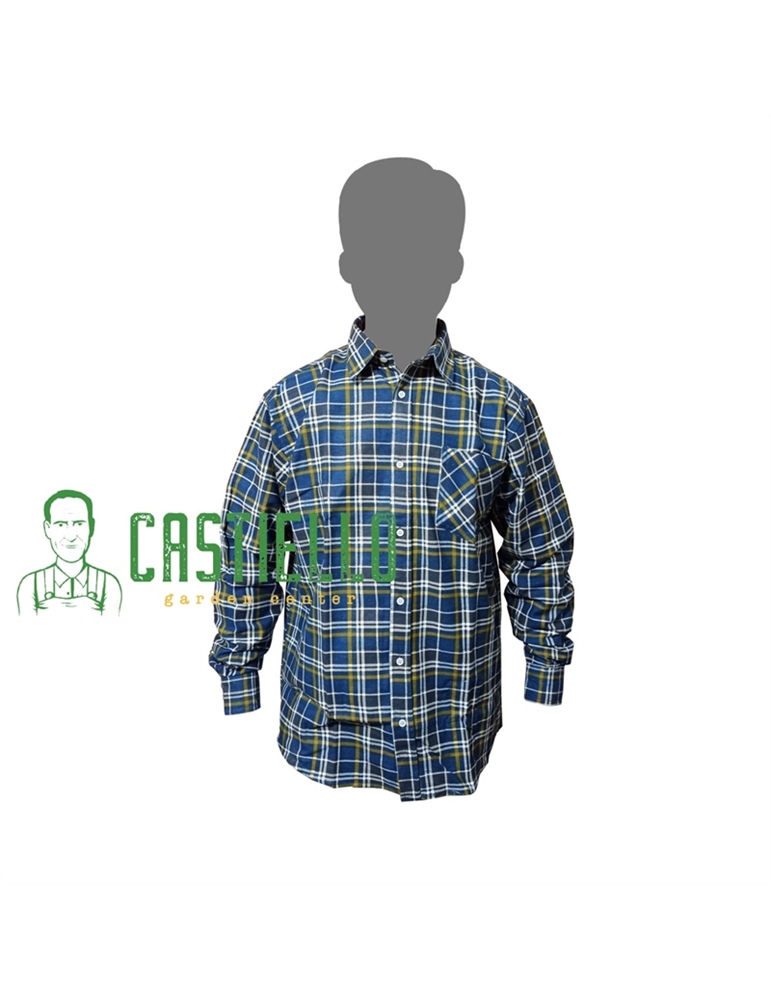Camicia flanella scozzese tg. L Neri