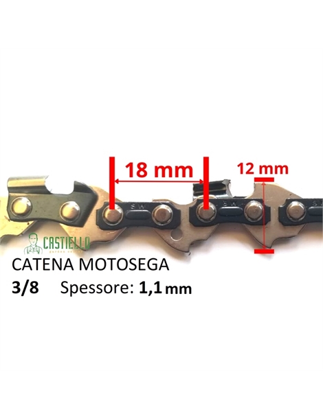 Catena motosega  3/8 1,1 43 RG