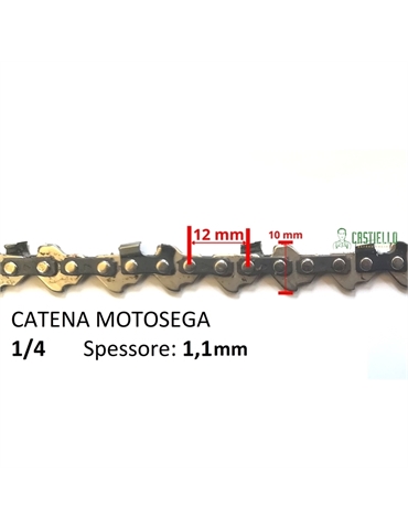 catena motosega sw40x 1/4 1,1mm  52 maglie