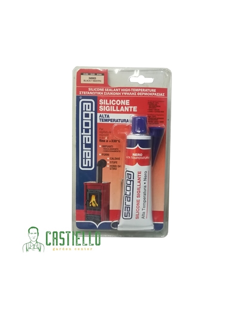 Silicone alta temperatura nera ml 60 Saratoga cod. 8005860852808