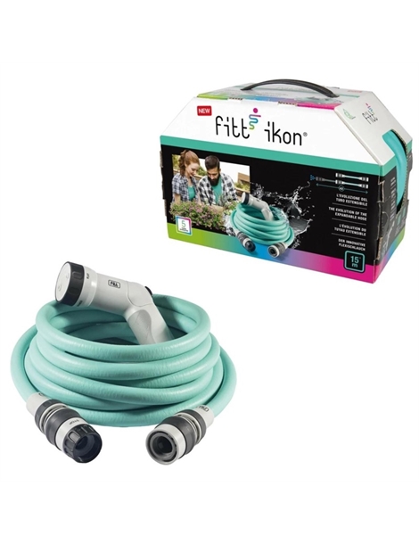 8011963782447 Tubo estensibile ikon 15 mt colore verde acqua