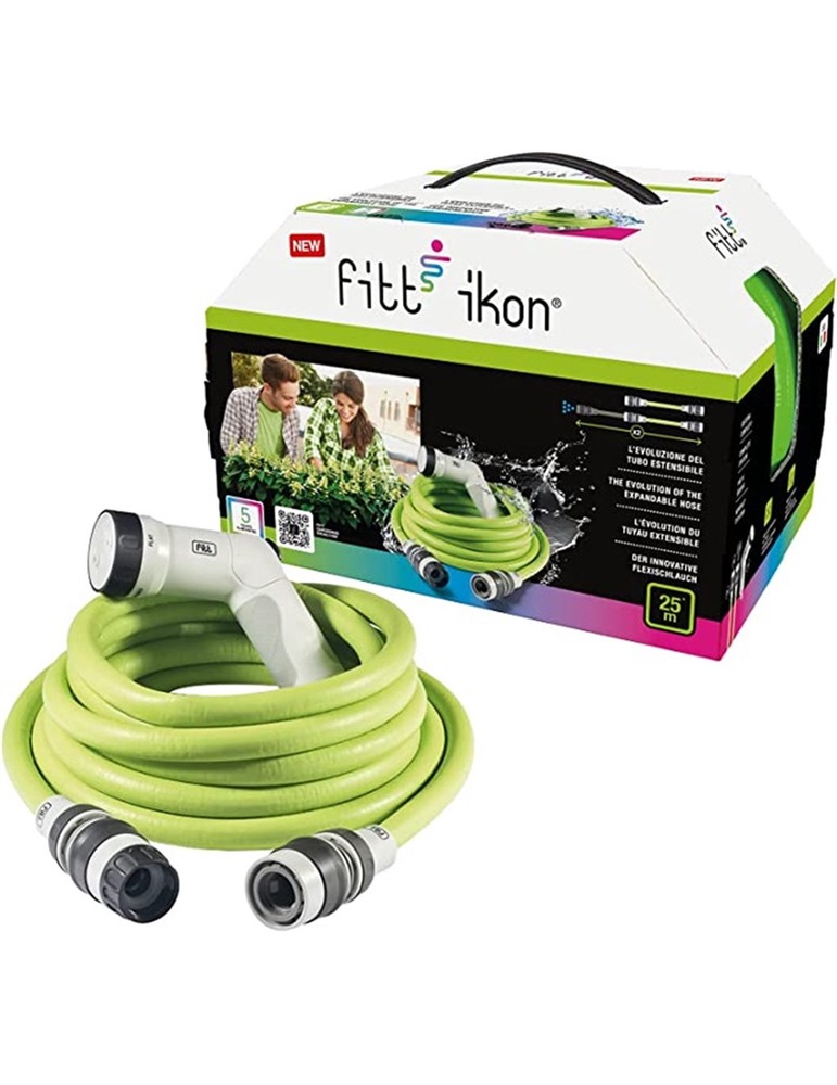 Tubo estensibile ikon 25mt colore verde chiaro Tubo estensibile ikon 25mt colore verde chiaro