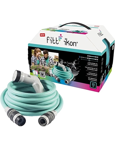 8011963785912 Tubo estensibile ikon 25mt colore verde acqua