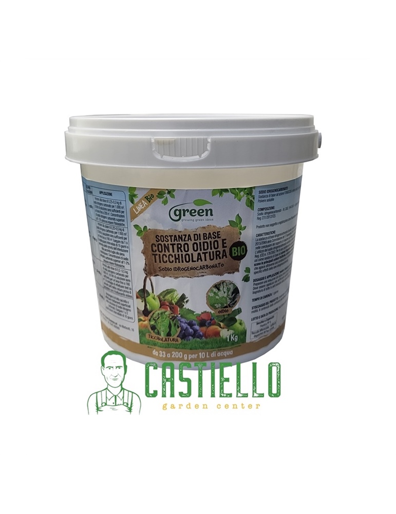 Bicarbonato di sodio oidio e ticchiolatura 1kg idrogenocarbonato Bicarbonato di sodio oidio e ticchiolatura 1kg idrogenocarbonato