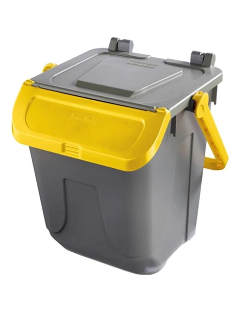 mobilplastic-contenitore-portarifiuti-ecology-25lt-c-sportello-maniglione-giallo_500x