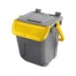 Bidoncino raccolta differenziata ecology 25lt grigio-giallo