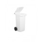 Bidone con ruote raccolta differenziata 120lt bianco