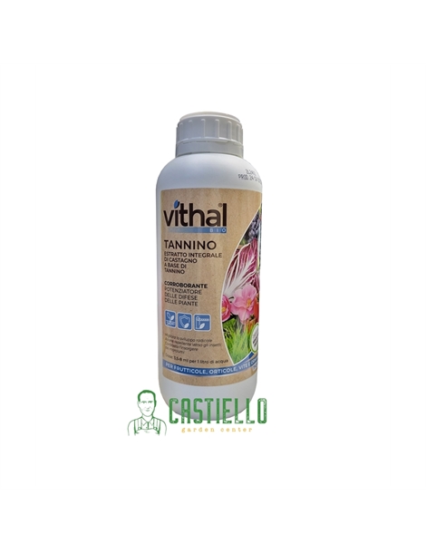 Tannino estratto integrale di castagno corroborante 750ml Vithal Bio cod.8023868007280