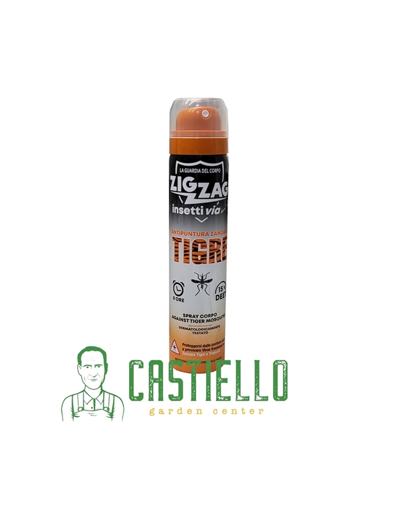 Spray antipuntura zanzara tigre e tropicali 75ml zig zag