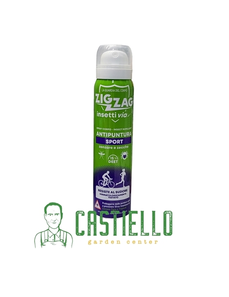 Spray antipuntura sport zanzare e zecche 100ml zig zag cod.8004235007539