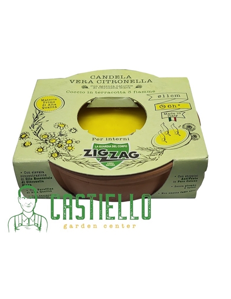 Coccio 3 fiamme alla citronella cm11 cod.8004235007973