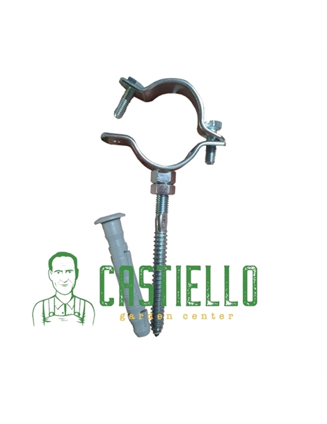 Collare fissatubi 1" pesante dado puntato pz1 cod. 8013181012313