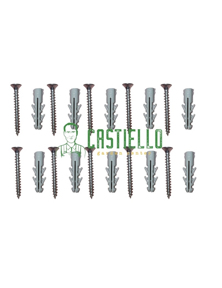 Tasselli d.mm6  pz10 con vite  BS6V