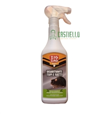 Disabituate spray per topi e ratti 750ml zig zag