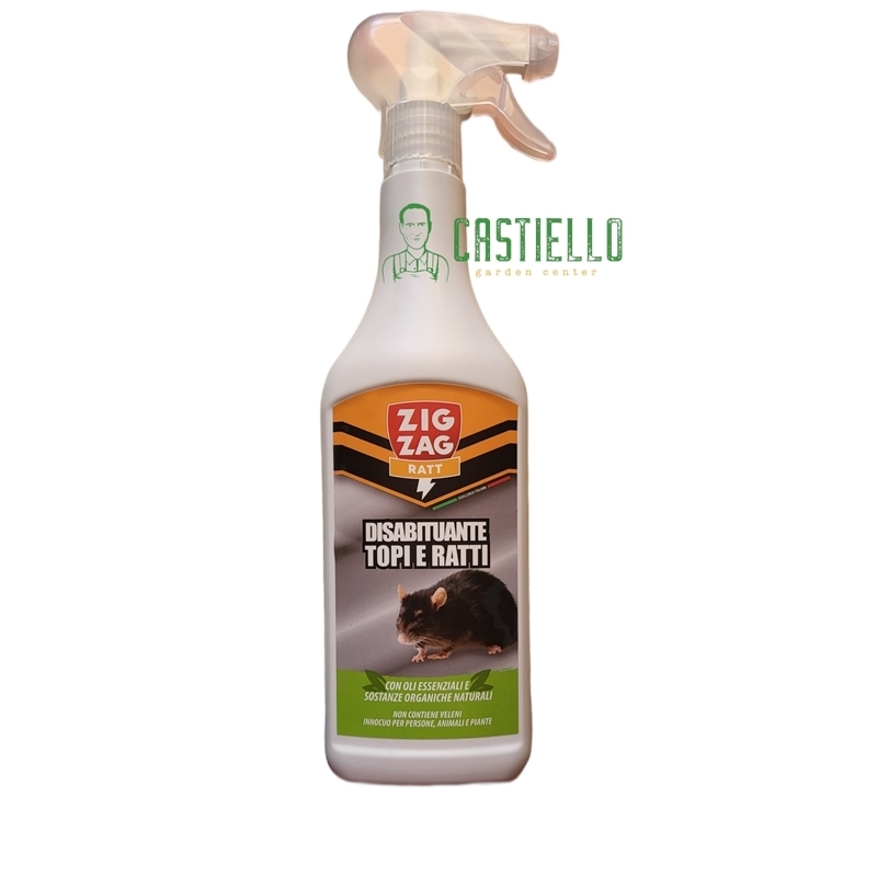 Disabituante spray per topi e ratti 750ml zig zag